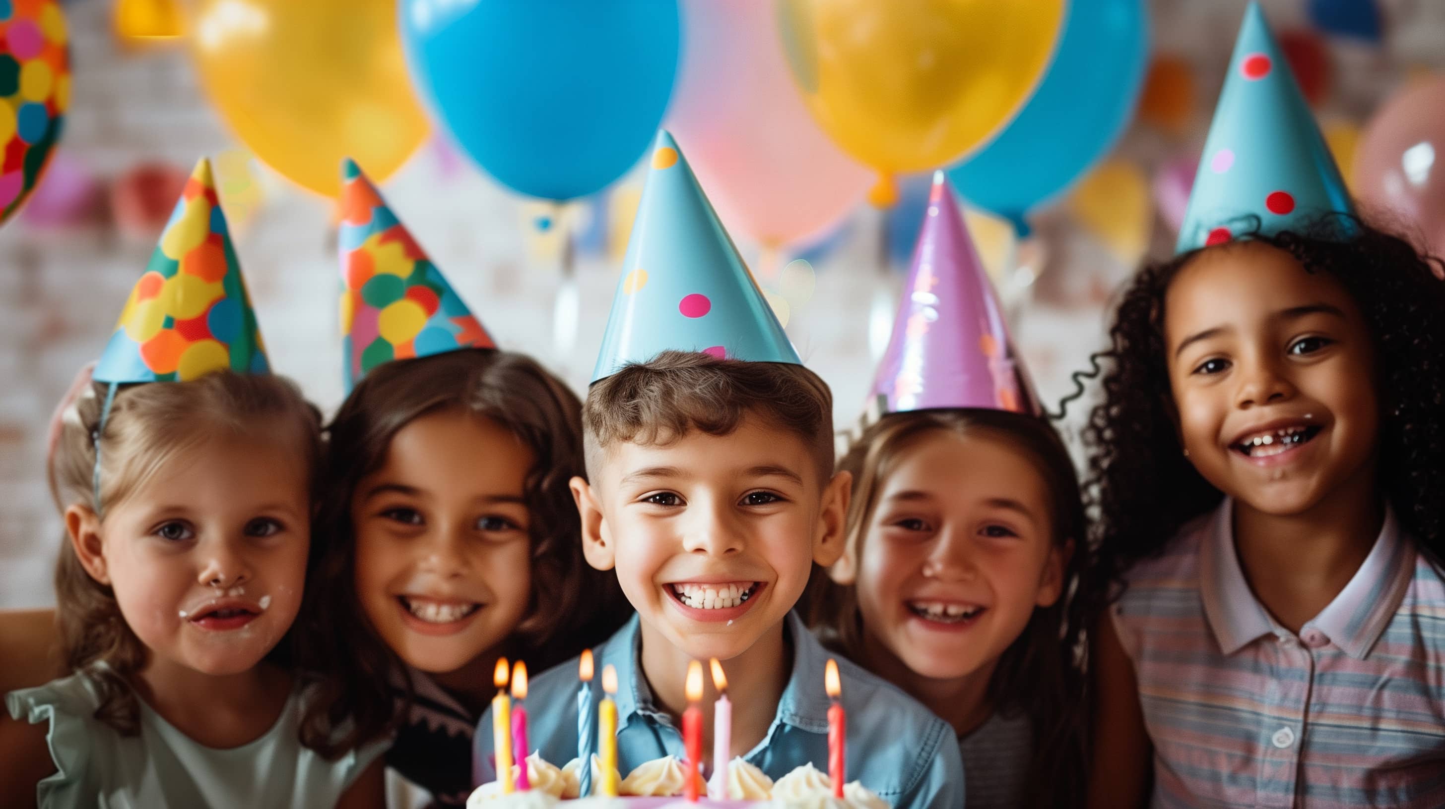 a picture of birthday-party scene